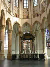 Choir of the Grote Kerk in The Hague