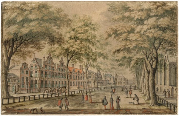 The Hague, Lange Voorhout, in the 17th century