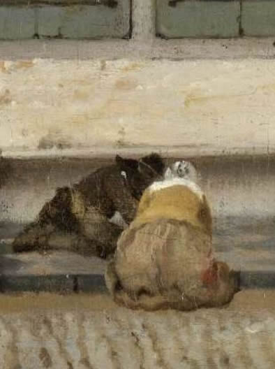 The Little Street (detail), Johannes Vermeer