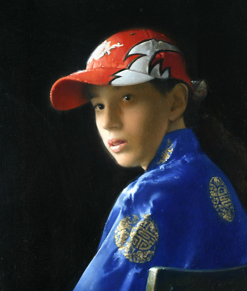 Girl with a Baseball Hat, Jonathan Janson