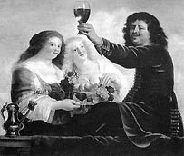 Man with a Wineglass, Christiaen van Couwnbergh