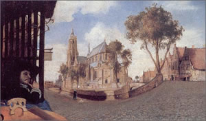 View of Delft, Carel Fabritius