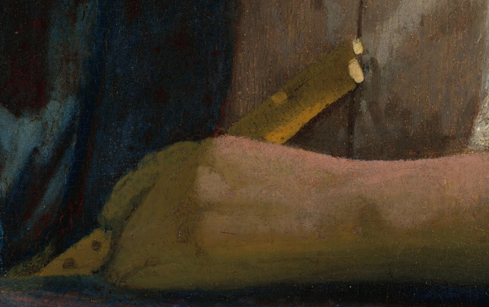 Girl with a Flute (detail) Johannes Vermeer