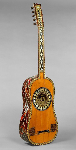 17th-century guitar, Attributed to Jean-Baptiste Voboam