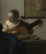 Woman with a lute, Johannes Vermeer