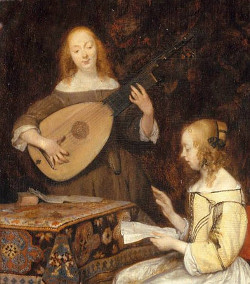 The Concert: Singer and Theorbo Player