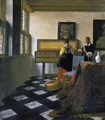 The Music Lesson, Johannes Vermeer