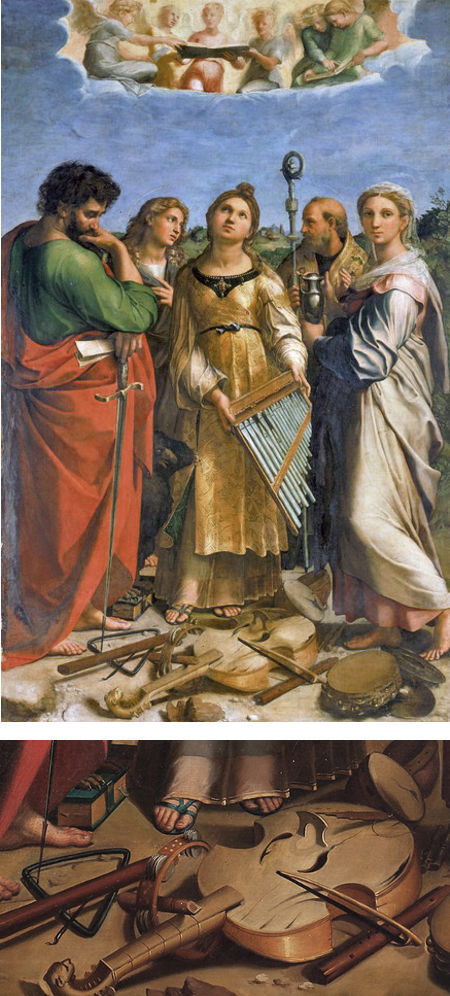 Allegory of St. Cecilia, Raphael Sanzio