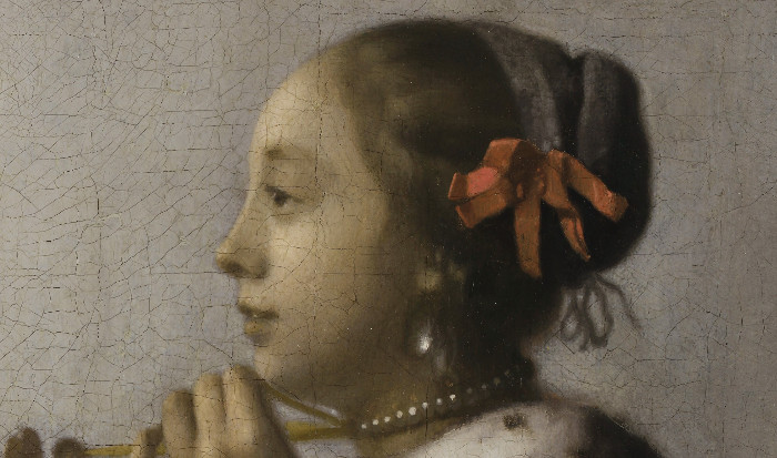 Woman with a Pearl Nexklace (detail), Johannes Vermeer