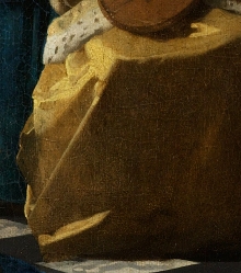The Love Letter (detail) by Johannes Vermeer