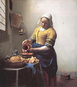 The Milkmaid,Johannes Vermeer