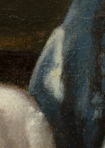 Woman Holding a Balance (detail), Johannes Vermeer