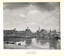 Cover of Gustave van Zype's monograph on Vermeer