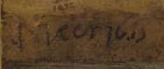 the signature of Vermkeer's Saint Praxedis