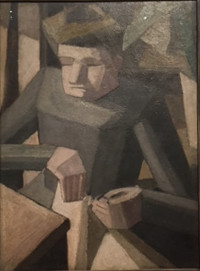 A Woman Sewing, Leger