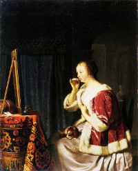 Young Woman at her Toilet, Frans van Mieris