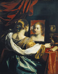 Vanity or Young Woman at her Toilet, Renieri (Régnier), Niccolo