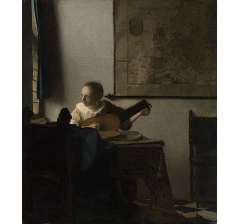 Woman with a Lute