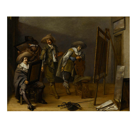 Art Lovers in a Painter's Studio, Pieter Codde