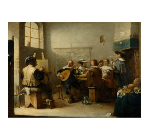 An Artist Painting