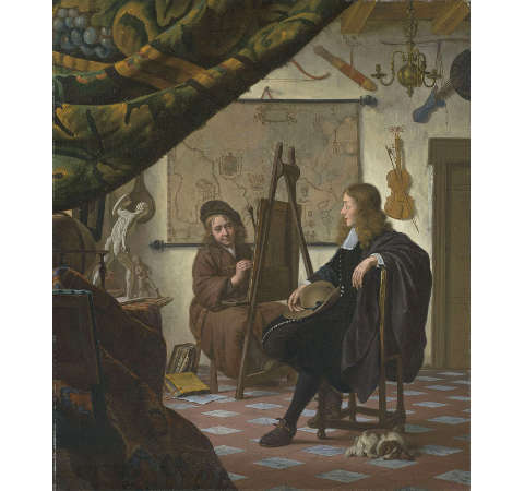 The Artist in His Studio, Michiel van Musscher, 1670, Oil on canvas, Bass Museum
Miami Beach, Florida 