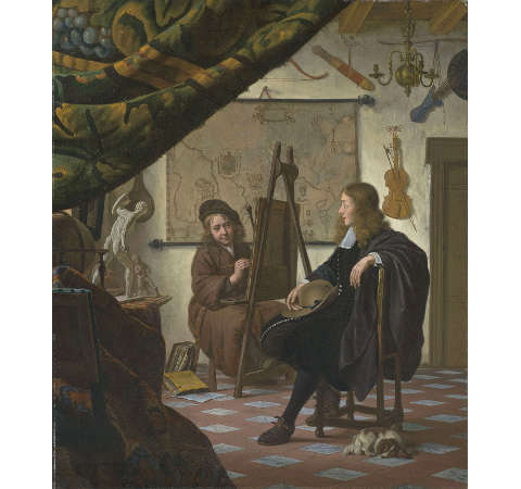 The Artist in His Studio, Michiel van Musscher, 1670, Oil on canvas, Bass Museum
Miami Beach, Florida