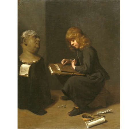 Boy Drawing before the Bust of a Roman Emperor, Michael Sweerts, c. 1661, Oil on canvas, 49.5 x : 40.6 cm., Minneapolis Institute of Arts, Minneapolis