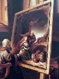 an antique painter's strainer