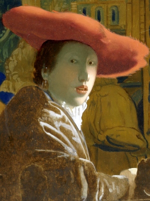 Girl with a Red Hat, reconstruction