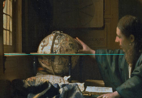 The Astronomer by Johannes Vermeer
