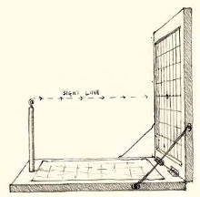 Diagram of a drawing frame