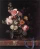 Vase of Flowers with Watch, Willem van Aelst