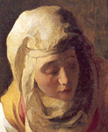Christ in the House of Martha and mary by Johannes Vermeer
