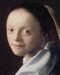 Sudy of a Young Woman by Johannes Vermeer