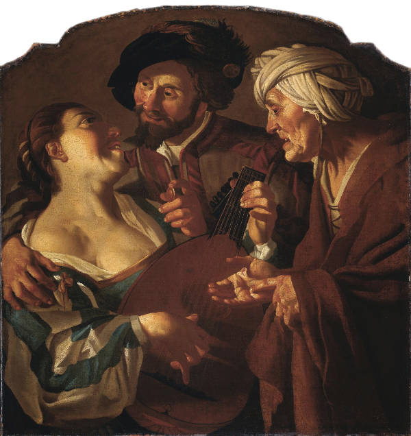 The Procuress, Dirck van Baburen (copy after), After 1623, Oil on canvas, 99.5 x 95.3 cm., Rijksmuseum, Amsterdam