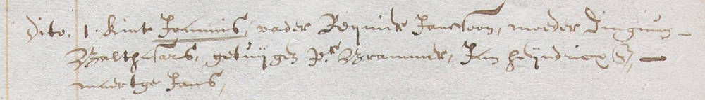 Nieuewe Kerk (New Church) - Baptismal Register no. 12, October 31