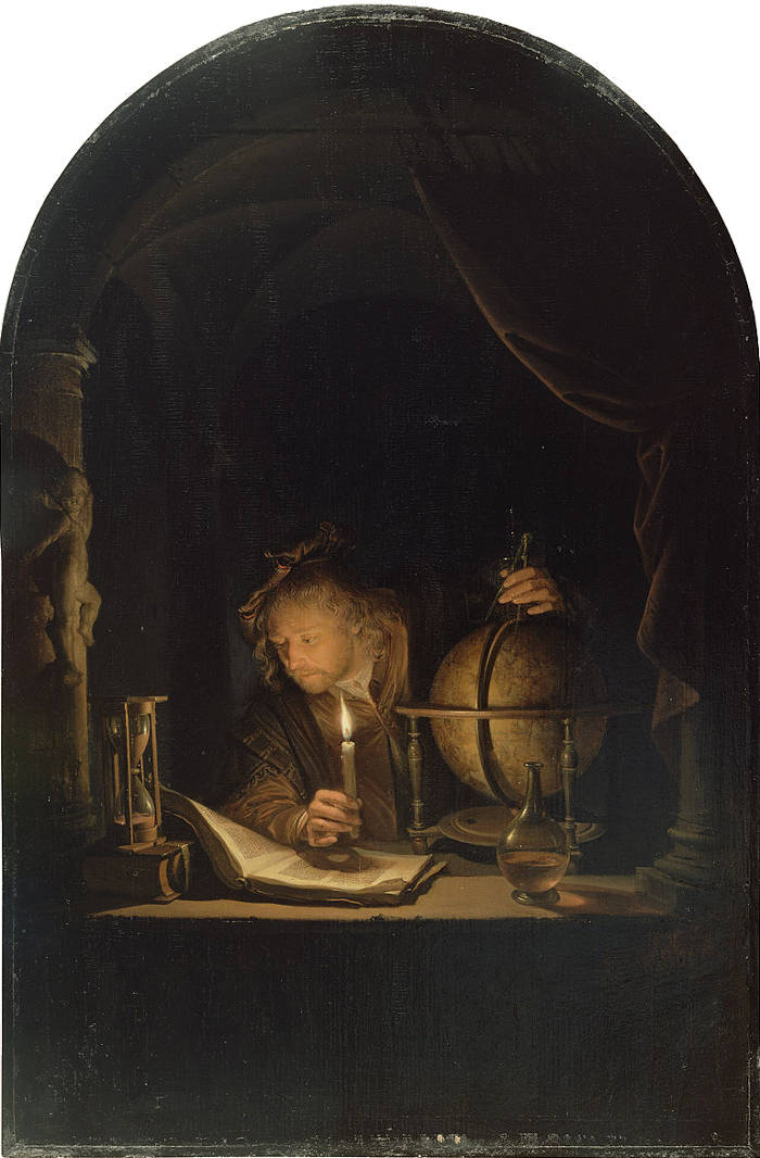 Astronomer by Candelight, Gerrit Dou