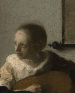 Woman with a Lute (detail), Johannes Vermeer