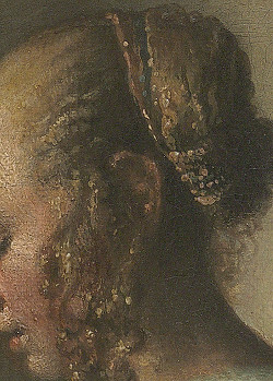 Girl Reading a Letter at an Open Window (detail), Johannes Vermeer