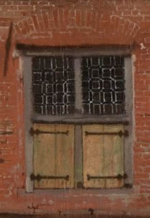 View of Delft (detail), Johannes Vermeer