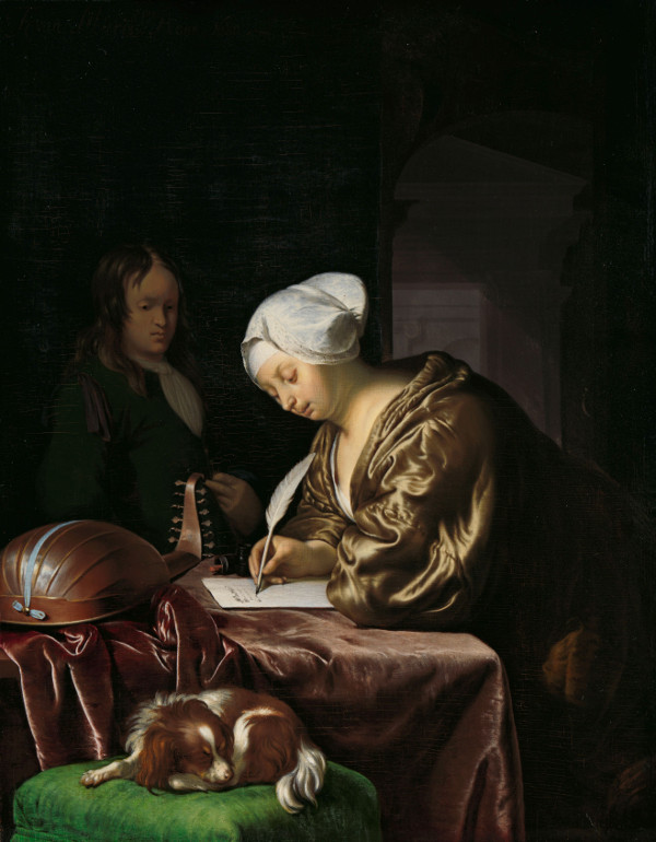 A Woman Writing a Letter, Gerrit Dou