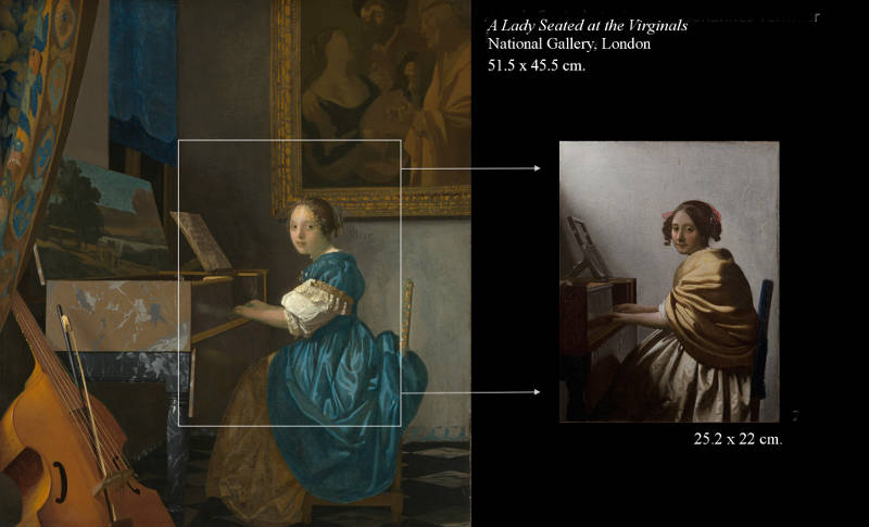 Lady Seated at the Virginals and Leiden Collection Young Lady Seated at the Virginals