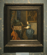 A Lady Standing at a Virginal, Johannes Vermeer