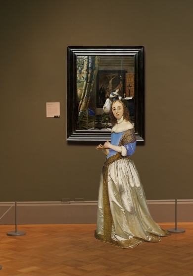 Johannes Vermeer's Allegory of Faith in scale