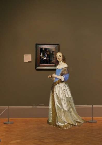 Johannes Vermeer's Geographer in scale