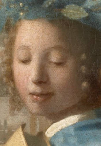 The Art of Painting (detail), Johannes Vermeer