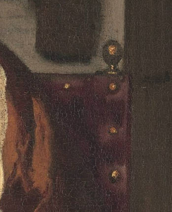 A Maid Asleep (detail), Johannes Vermeer