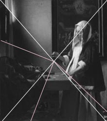 Woman Holding a Balance (diagram), Johannes Vermeer