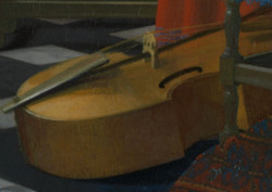The Music Lesson (detail), Johannes Vermeer
