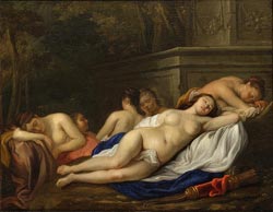 Diana and Her Nymphs, Jacob van Loo